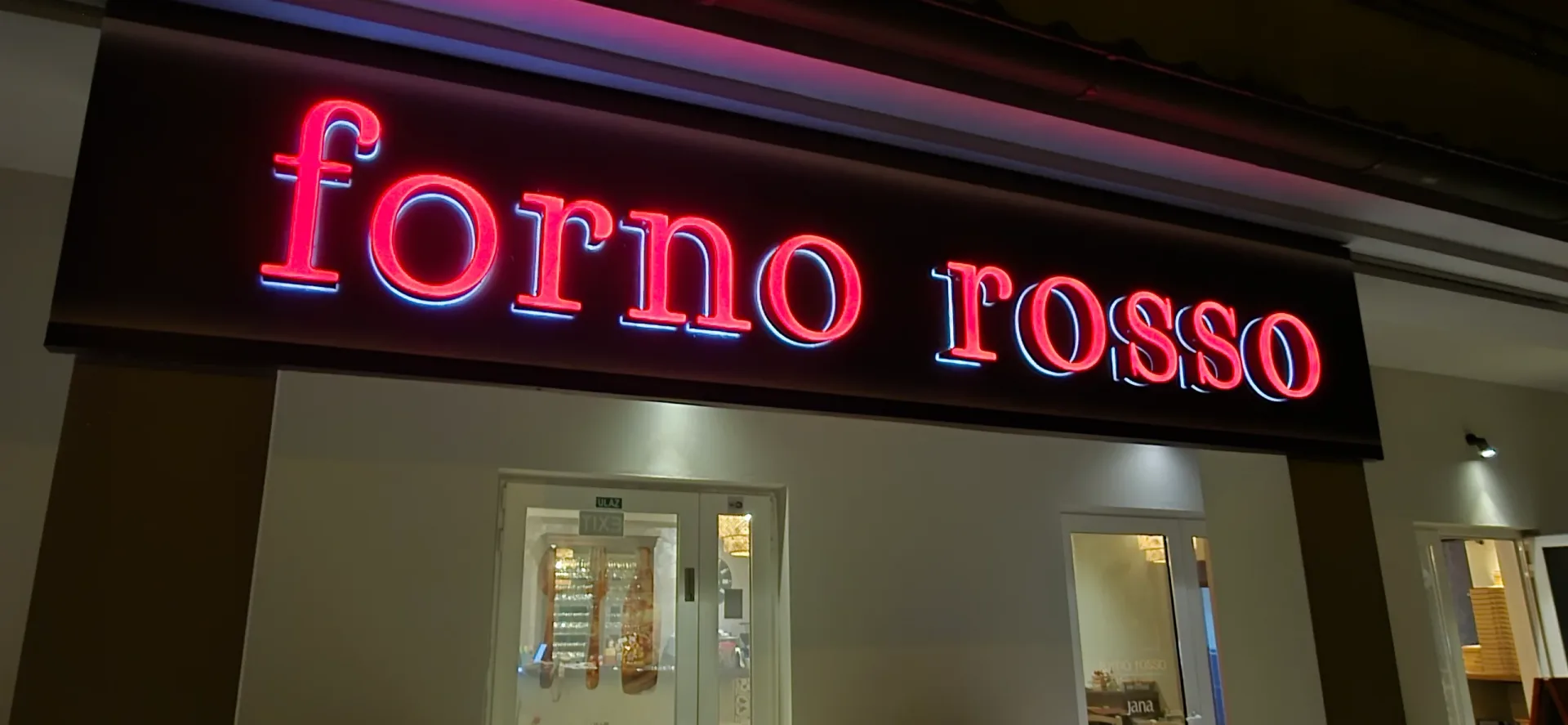 3D slova – Forno rosso