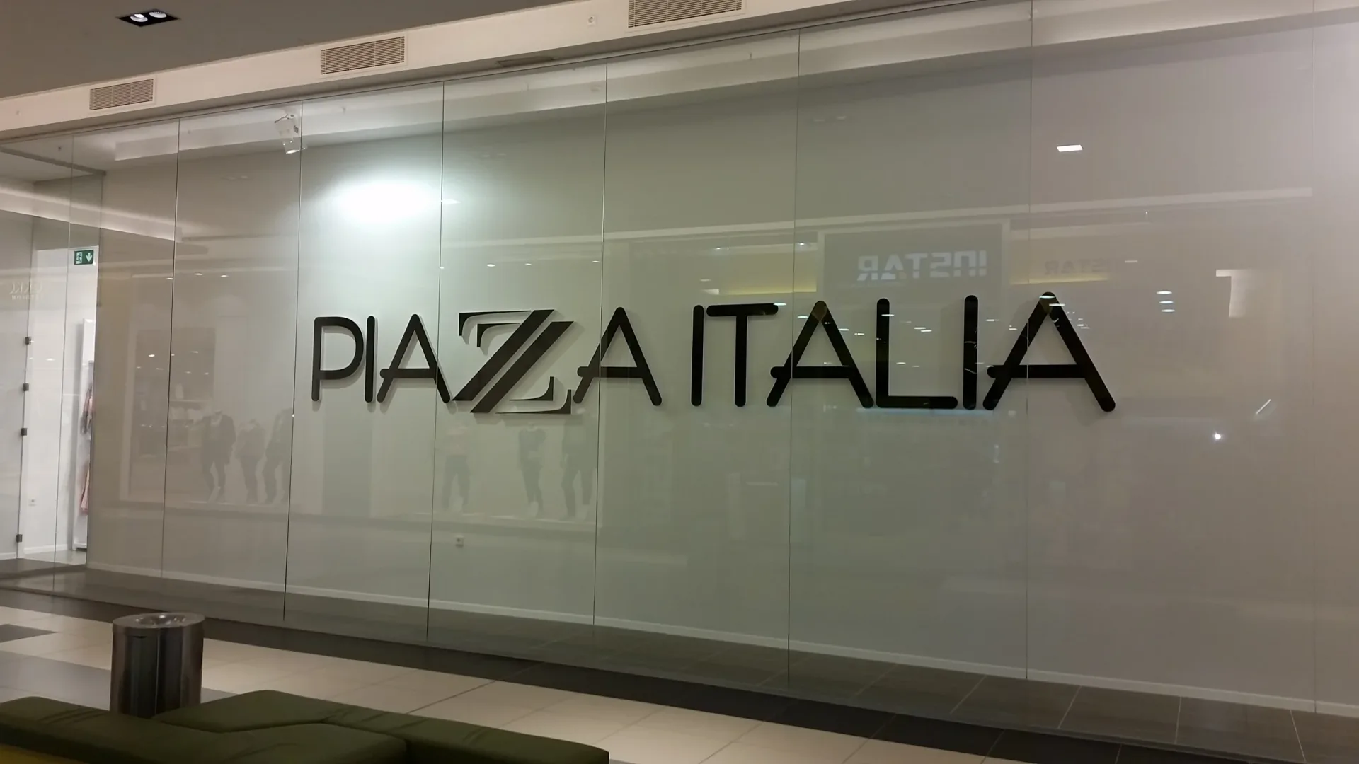 3D slova – Piazza Italia